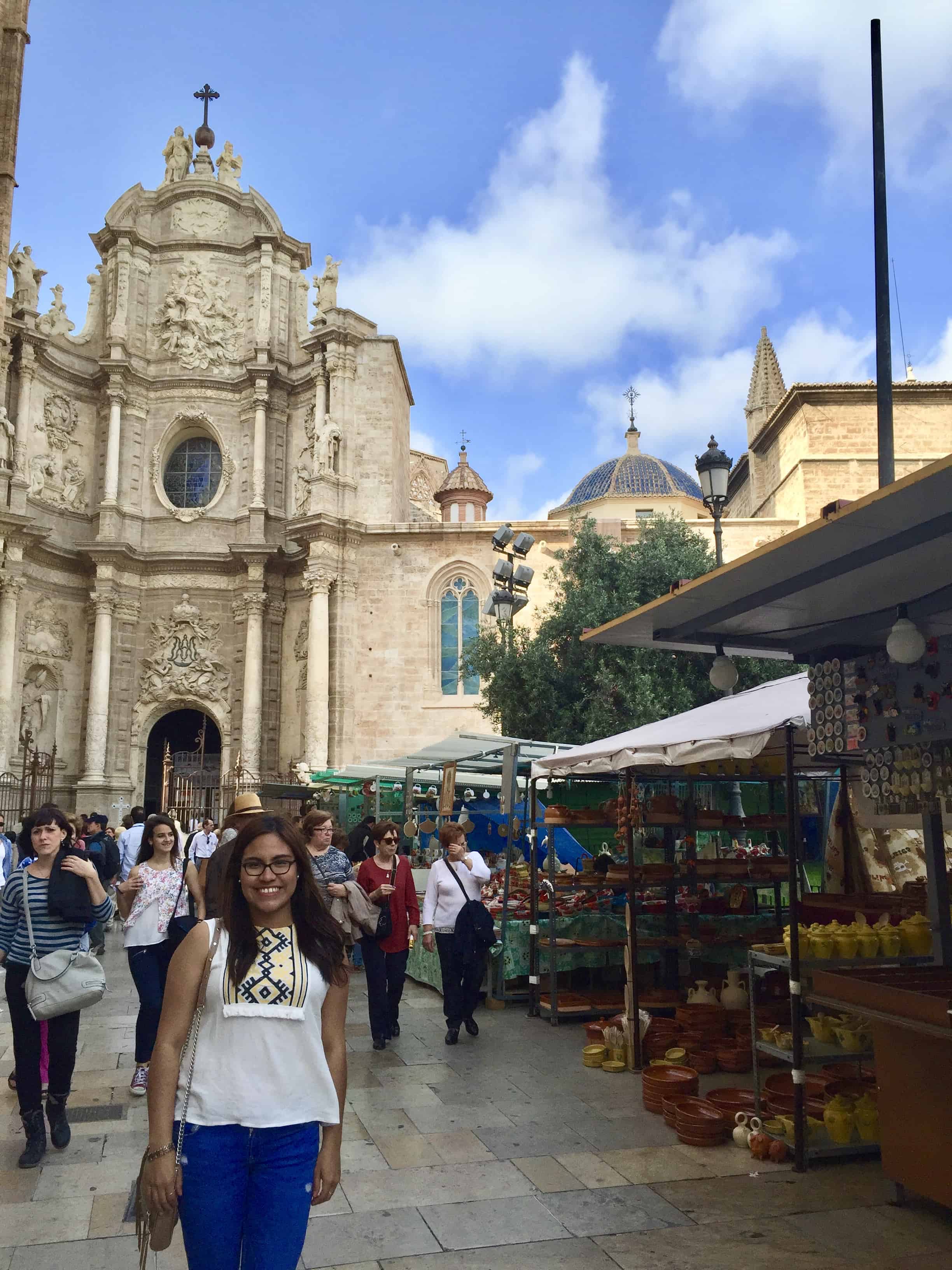 A picture of me being a tourist in Valencia, Spain. My friend whom I met in Madrid invited me to come visit her in her hometown. 