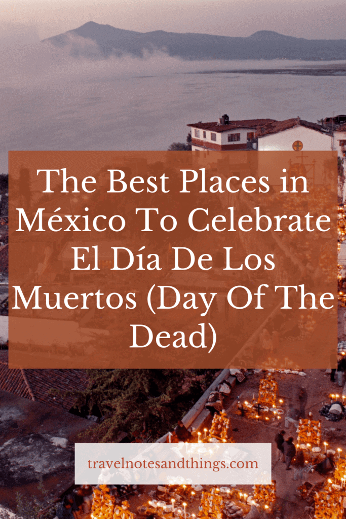 Mexican cemetery on day of the dead, candles, marigolds.