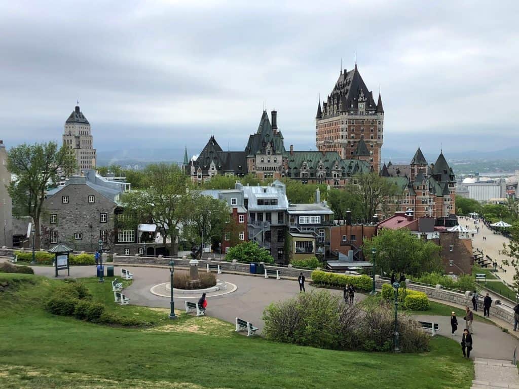 Québec City, Canada in the spring 