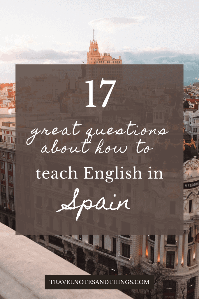 teaching english in spain