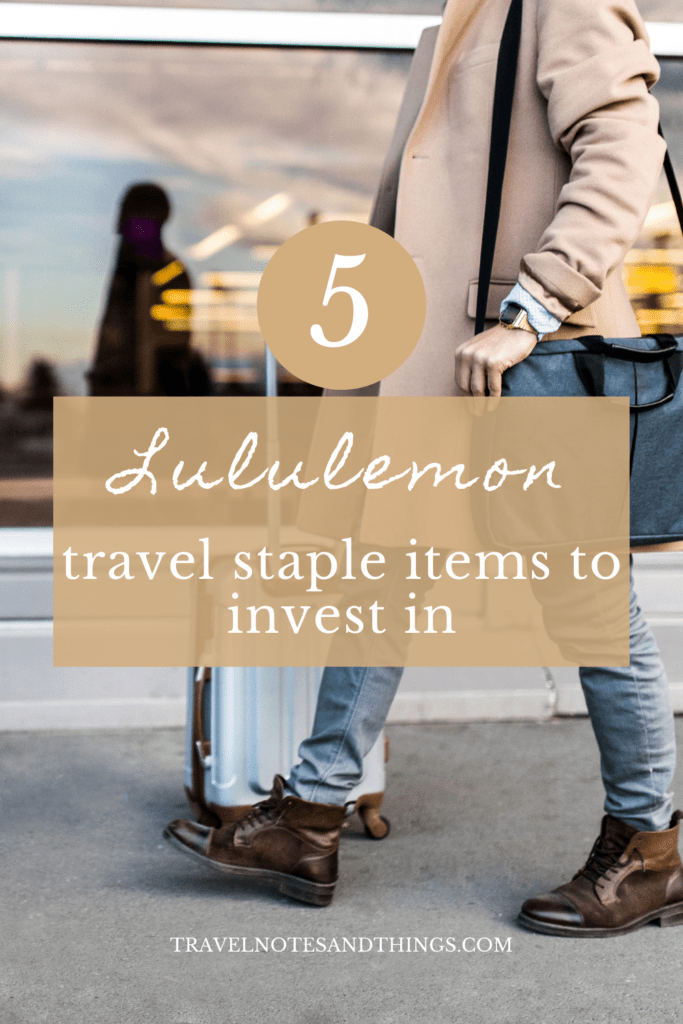 travel essentials from lululemon