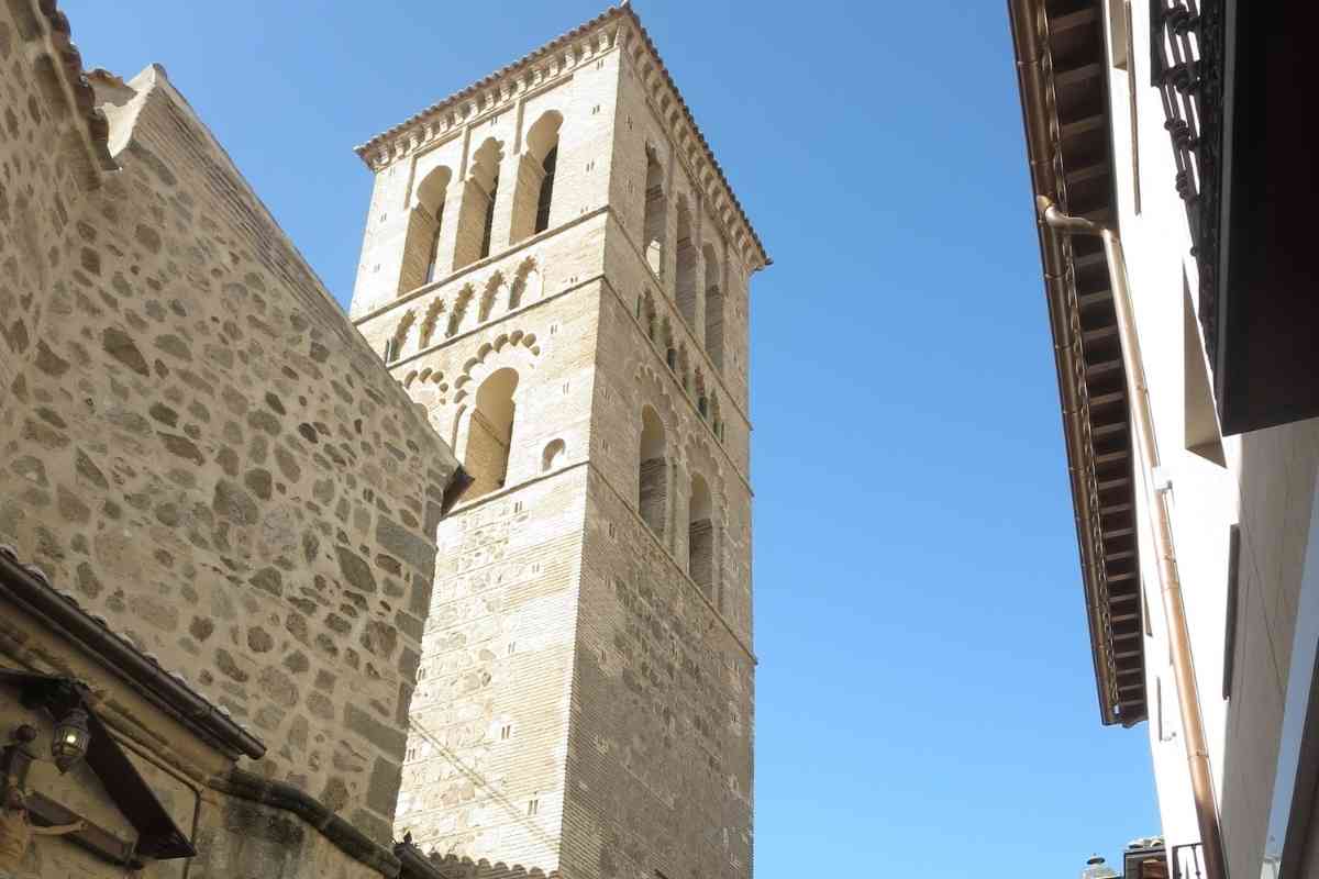 Toledo, spain tower in historic center