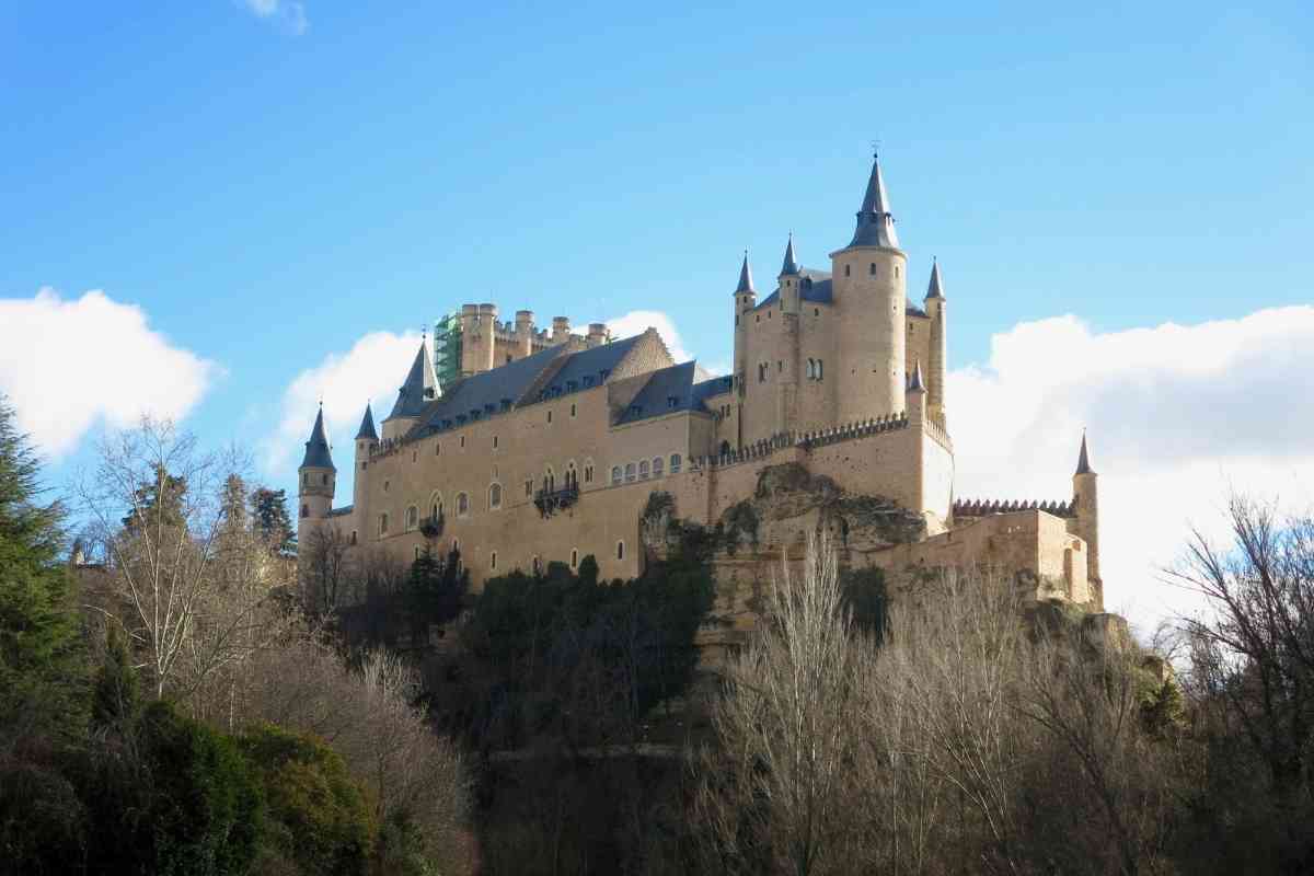 segovia, madrid, spain castle