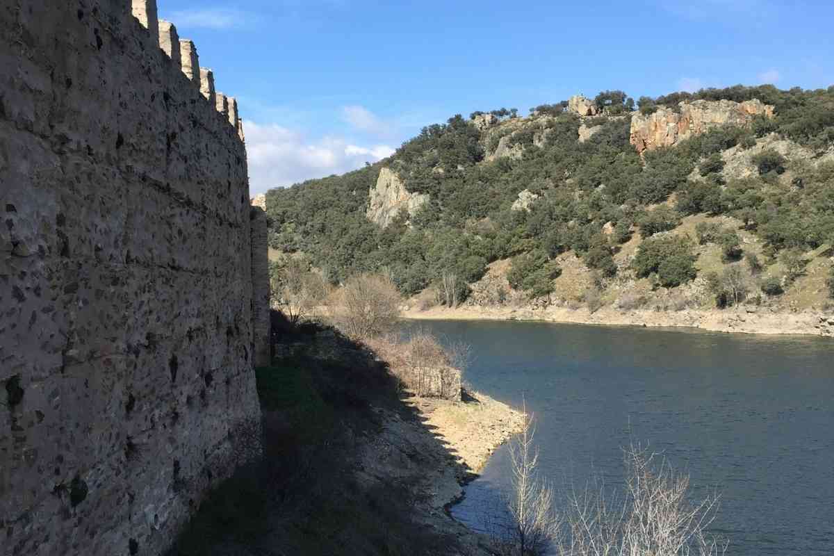 Buitrago del Lozoya, madrid, spain walled in city