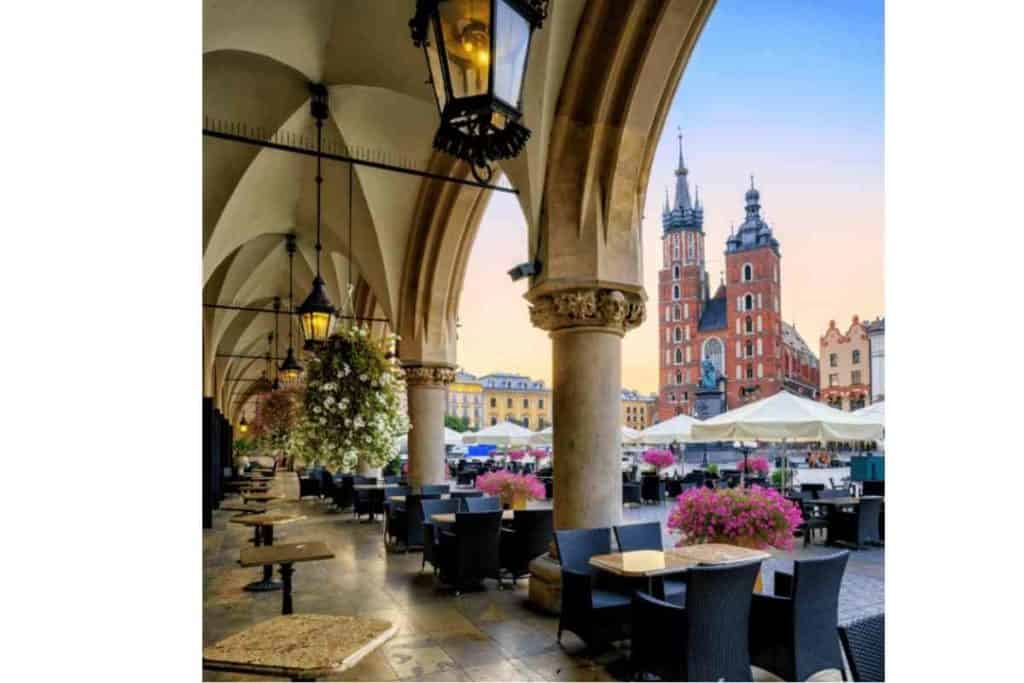 Historic City Center of Krakow, Poland