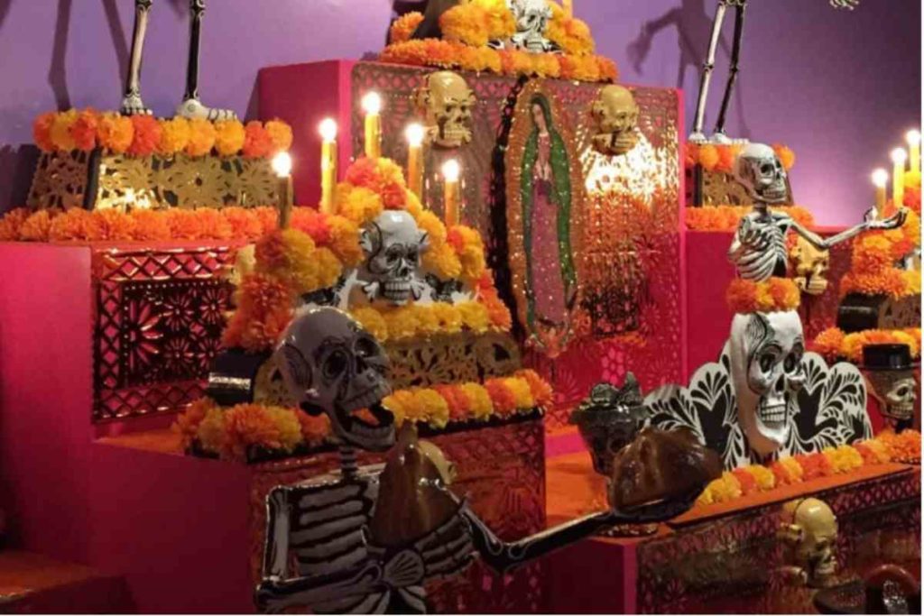 dia de los muertos altar