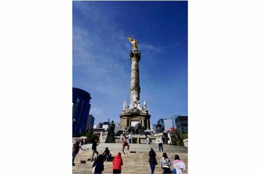 Angel of Independence, on Reforma Ave. Mexico City