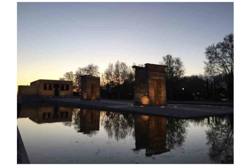 templo debod, madrid, spain