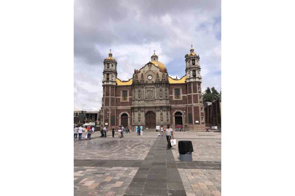 the original cathedral dedicated to the virgin mary in la basilica de guadalupe in mexico city