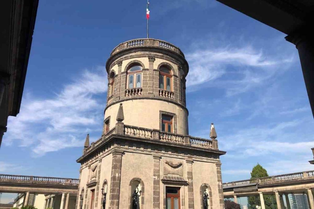 Castle of Chapultepec in Mexico City