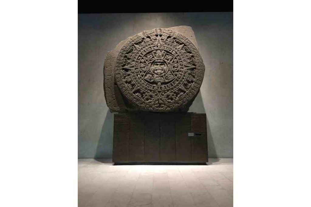 The Mayan Calendar inside the National Museum of Anthropology in Mexico City
